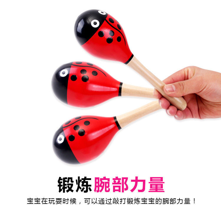 Early Education Infant Baby Grip Training Toys 0-3-6-12 Months Sand Hammer Rattle Rattle Sand Hammer