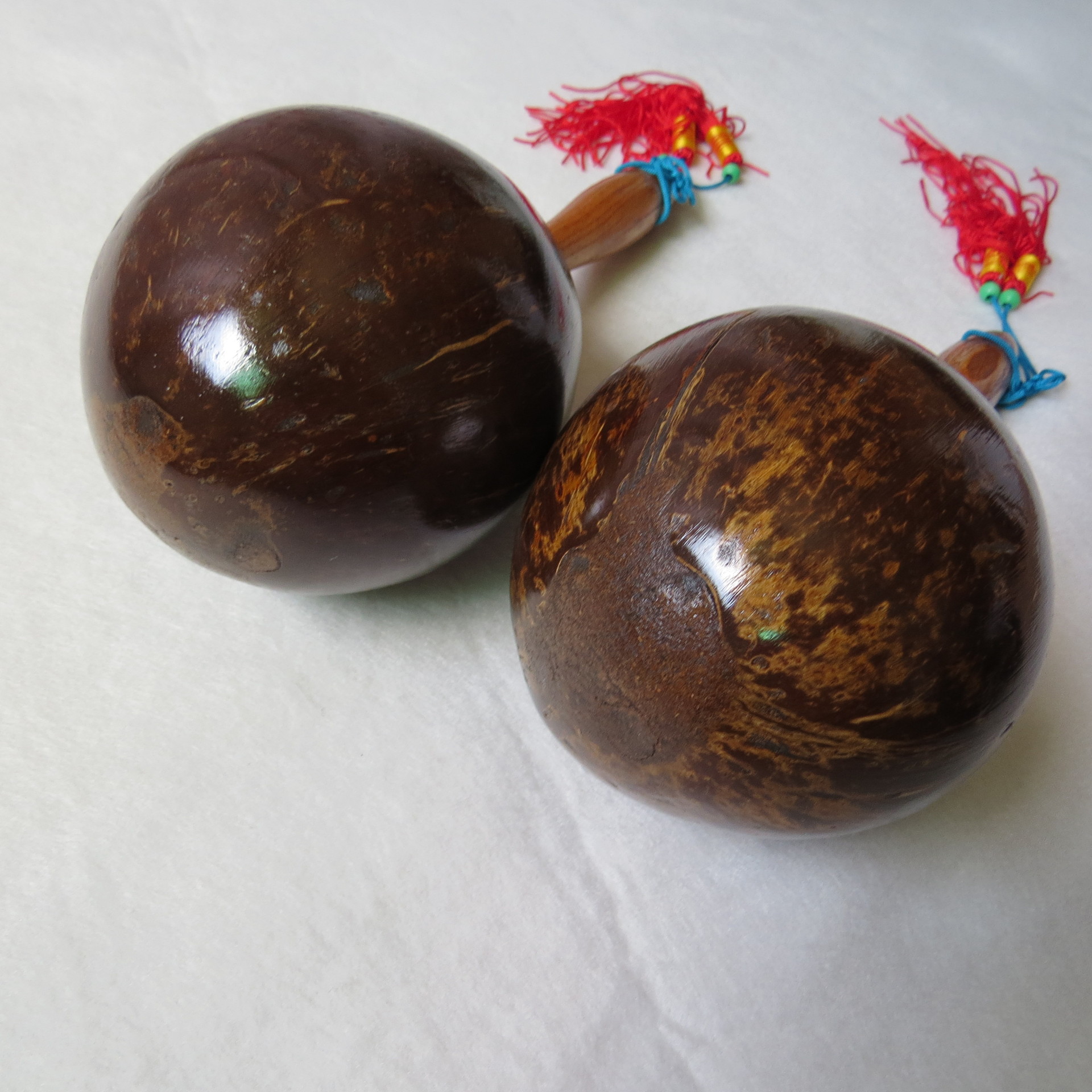 Coconut Sand Ball Coconut Shell Sand Hammer KTV Ballroom Props Square Dance Large Sand Hammer
