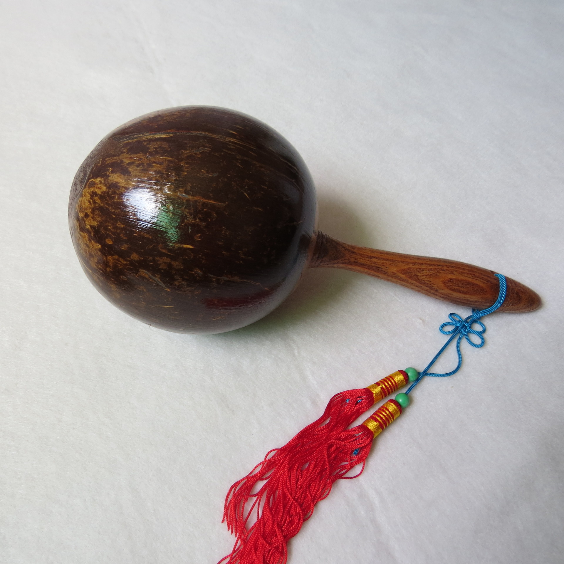 Coconut Sand Ball Coconut Shell Sand Hammer KTV Ballroom Props Square Dance Large Sand Hammer