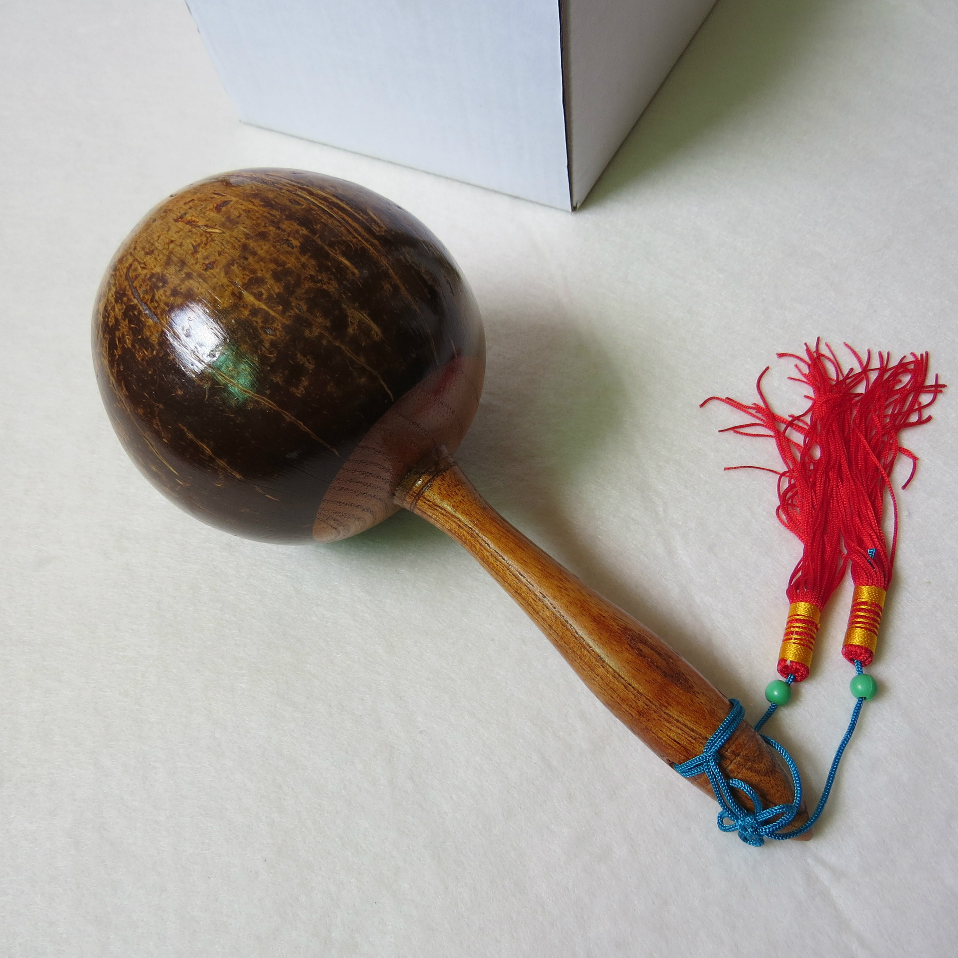 Coconut Sand Ball Coconut Shell Sand Hammer KTV Ballroom Props Square Dance Large Sand Hammer