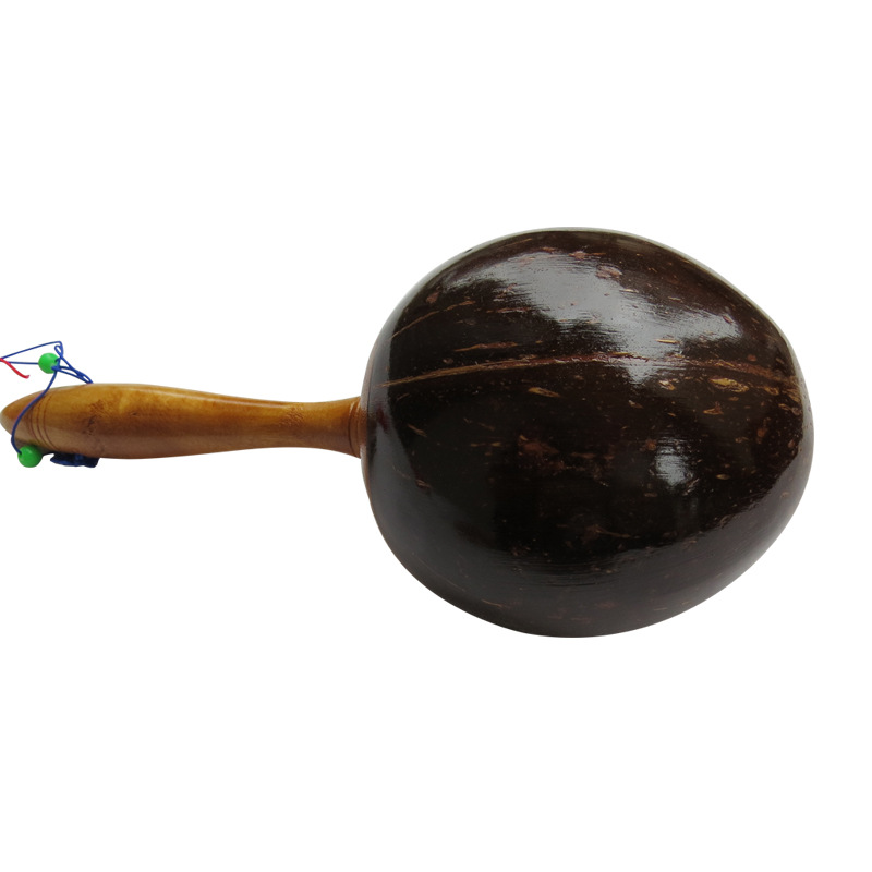 Coconut Sand Ball Coconut Shell Sand Hammer KTV Ballroom Props Square Dance Large Sand Hammer