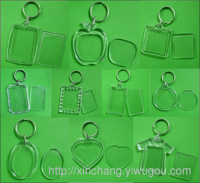 Acrylic Keychain / Sticker Keychain / transparent Keychain / plastic / blank key buckle Acrylic Keychain / Sticker Keychain / transparent Keychain / plastic / blank key buckle