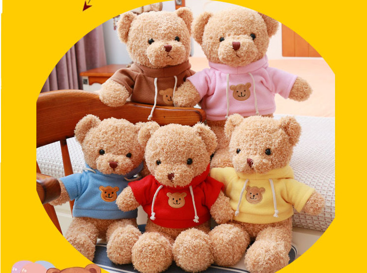 Teddy Bear Doll Plush Toys Children's Pillow Ragdoll Night Market Ferrule Gift Present Floor Push Stall Teddy Bear Doll Plush Toys Children's Pillow Ragdoll Night Market Ferrule Gift Present Floor Push Stall