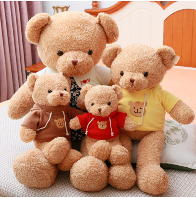Teddy Bear Doll Plush Toys Children&#039;s Pillow Ragdoll Night Market Ferrule Gift Present Floor Push Stall