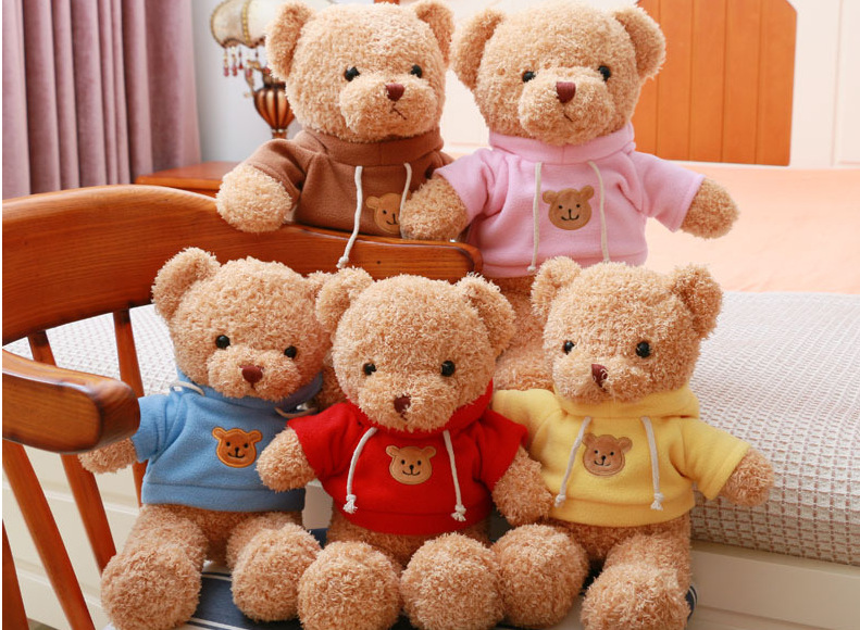 Teddy Bear Doll Plush Toys Children's Pillow Ragdoll Night Market Ferrule Gift Present Floor Push Stall Teddy Bear Doll Plush Toys Children's Pillow Ragdoll Night Market Ferrule Gift Present Floor Push Stall