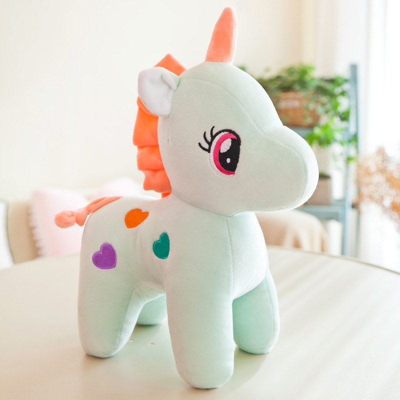 Unicorn  plush toys doll new creative colorful unicorn doll plush toys doll down cotton pillow pillow pillow gift