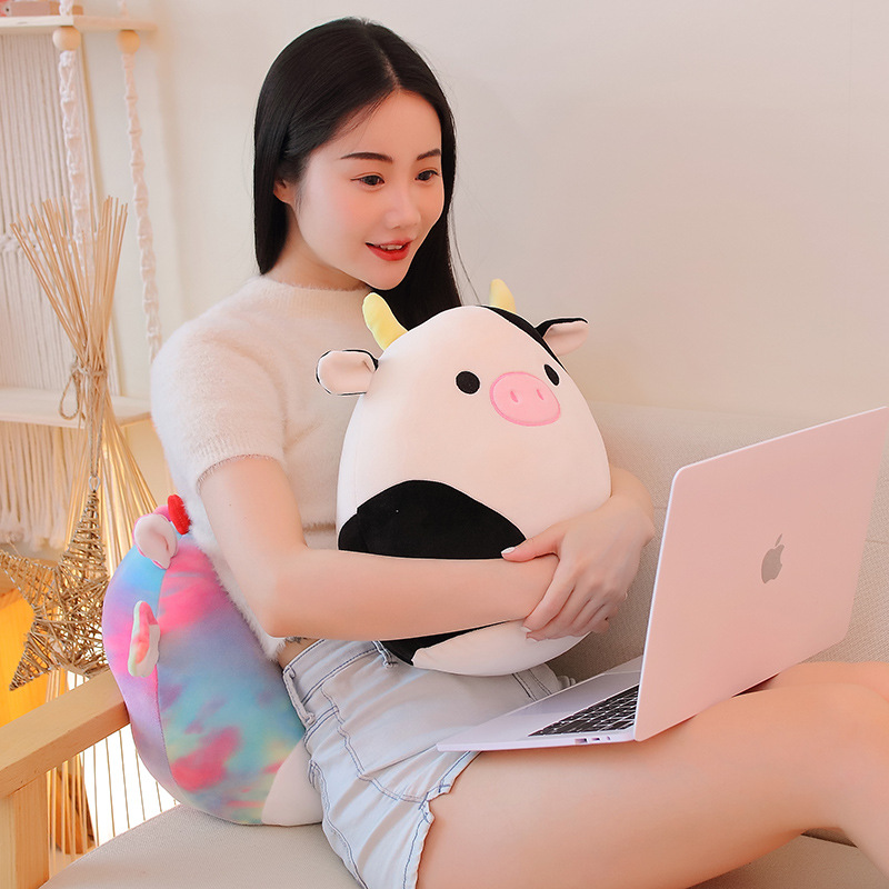 Plush Toys Cartoon Animal Throw Pillow Cartoon Sleep Companion Throw Pillow Bedroom Afternoon Nap Pillow Sofa Decoration