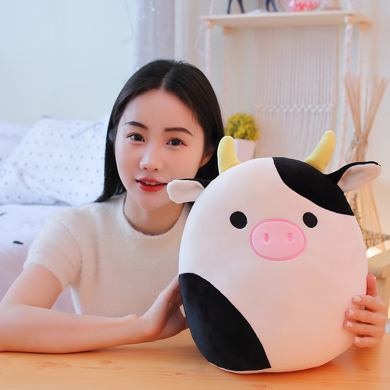 Plush Toys Cartoon Animal Throw Pillow Cartoon Sleep Companion Throw Pillow Bedroom Afternoon Nap Pillow Sofa Decoration