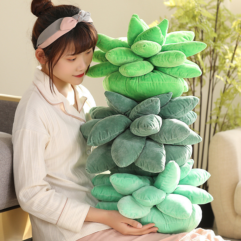 Artificial Plant Succulent Plush Doll Plush Toys Three-Dimensional Doll Pillow Sofa Girls Bed Pillows Wholesale