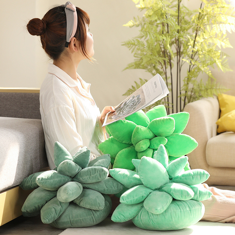 Artificial Plant Succulent Plush Doll Plush Toys Three-Dimensional Doll Pillow Sofa Girls Bed Pillows Wholesale