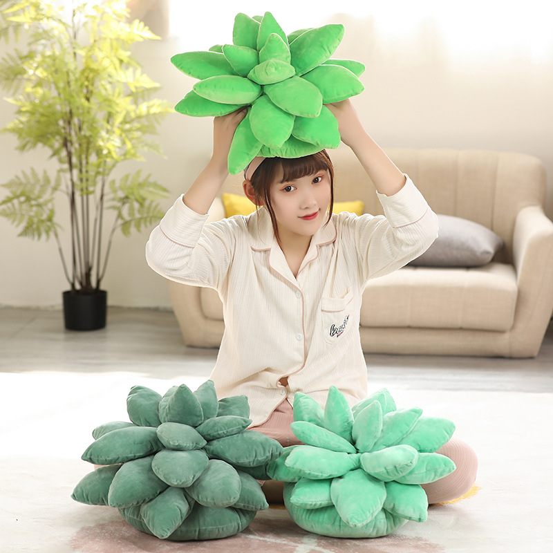 Artificial Plant Succulent Plush Doll Plush Toys Three-Dimensional Doll Pillow Sofa Girls Bed Pillows Wholesale