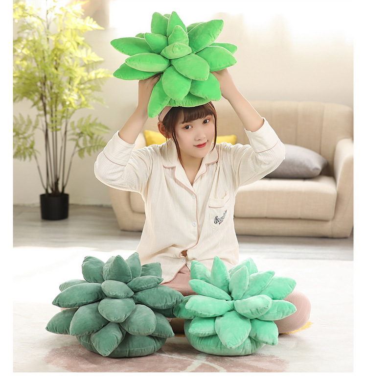 Artificial Plant Succulent Plush Doll Plush Toys Three-Dimensional Doll Pillow Sofa Girls Bed Pillows Wholesale