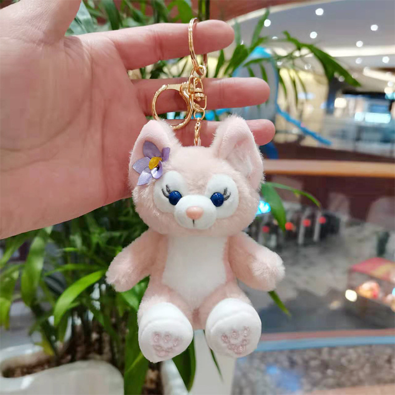 Lingna Beier Little Fox Keychain Pendant Birthday Cake Decoration Cute Doll Puppet Doll Plush Toys