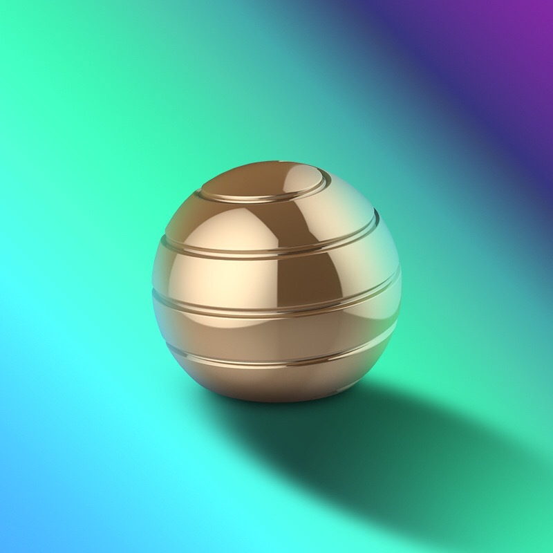 Full Disassembly Rotating Desktop Ball Transfer Fingertip Gyro Amazon Cross-Border Hot Stall Decompression Gyro Toy