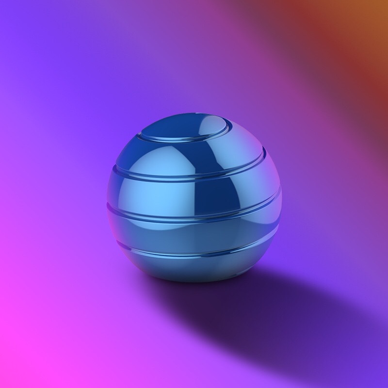 Full Disassembly Rotating Desktop Ball Transfer Fingertip Gyro Amazon Cross-Border Hot Stall Decompression Gyro Toy