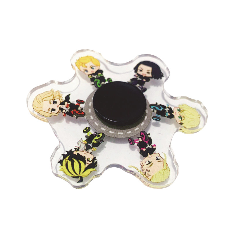 Acrylic Tokyo Hero Avengers New Fingertip Gyro Finger TikTok Same Fingertip Gyro Factory in Stock