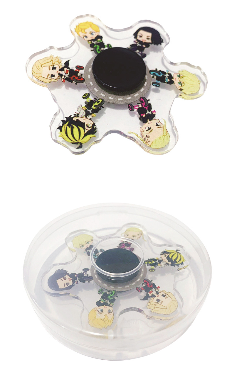 Acrylic Tokyo Hero Avengers New Fingertip Gyro Finger TikTok Same Fingertip Gyro Factory in Stock