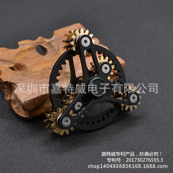 Crazy Nine-Tooth Linkage/9-Red Linkage Fingertip Gyro EDC Hand Spinner in Stock Wholesale Crazy Nine-Tooth Linkage/9-Red Linkage Fingertip Gyro EDC Hand Spinner in Stock Wholesale