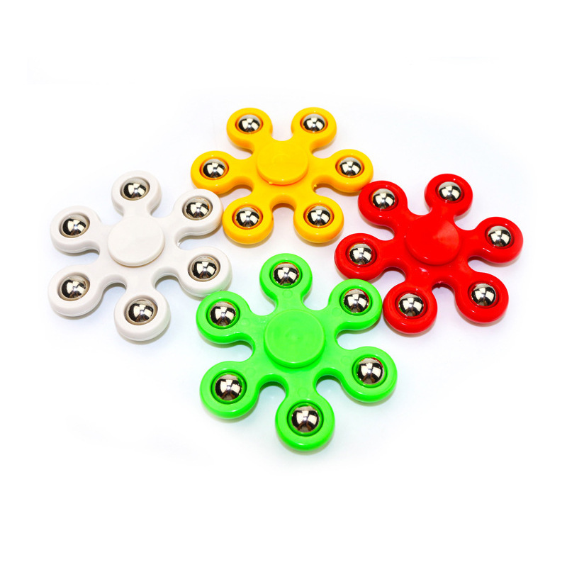 Fingertip Gyro Decompression Toys for Children Steel Ball Gift Three Five Six Beads Two-Way Hand Spinner Source Factory Fingertip Gyro Decompression Toys for Children Steel Ball Gift Three Five Six Beads Two-Way Hand Spinner Source Factory