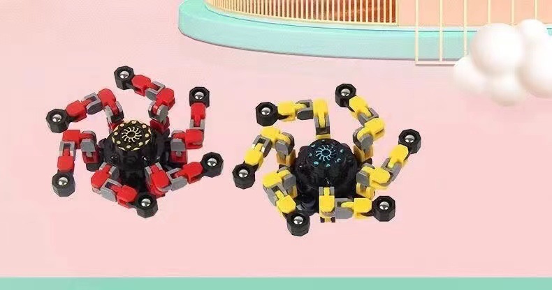 Cross-Border Best-Seller on Douyin Fingertip Gyro Useful Tool for Pressure Reduction Chain Deformation Mechanical Rotary Decompression Hand Spinner Cross-Border Best-Seller on Douyin Fingertip Gyro Useful Tool for Pressure Reduction Chain Deformation Mechanical Rotary Decompression Hand Spinner