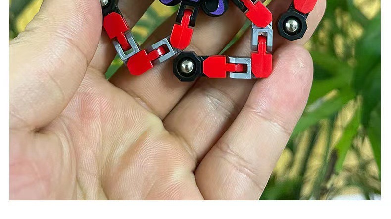 Cross-Border Best-Seller on Douyin Fingertip Gyro Useful Tool for Pressure Reduction Chain Deformation Mechanical Rotary Decompression Hand Spinner Cross-Border Best-Seller on Douyin Fingertip Gyro Useful Tool for Pressure Reduction Chain Deformation Mechanical Rotary Decompression Hand Spinner