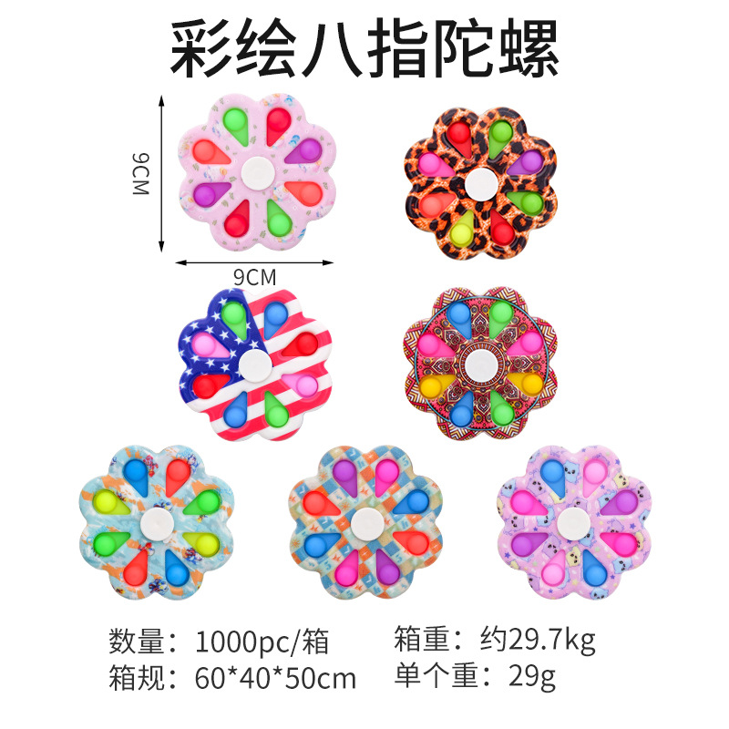 Decompression Finger Bubble Music Mouse Killer Pioneer Decompression Bubble Music Keychain Bubble Music Fingertip Gyro Decompression Toy