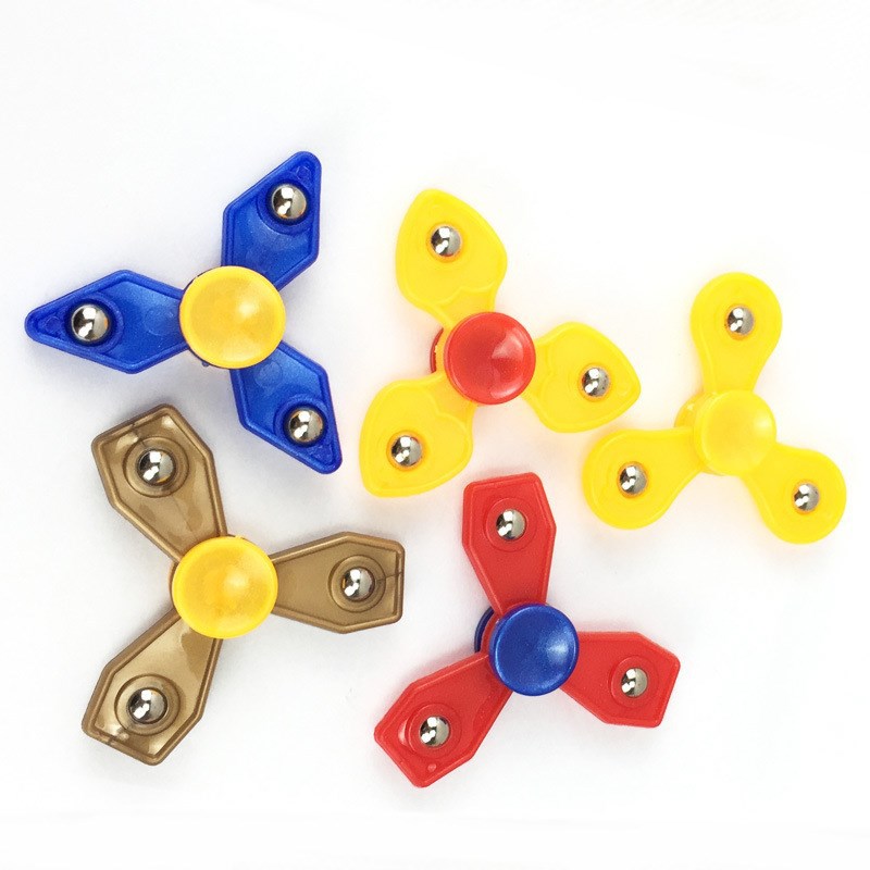 Fingertip Gyro Decompression Toys for Children Steel Ball Gift Three Five Six Beads Two-Way Hand Spinner Source Factory Wholesale