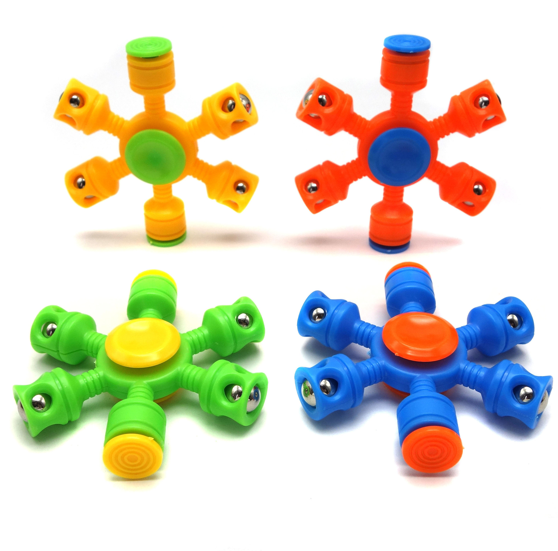 Fingertip Gyro Decompression Toys for Children Steel Ball Gift Three Five Six Beads Two-Way Hand Spinner Source Factory Wholesale Fingertip Gyro Decompression Toys for Children Steel Ball Gift Three Five Six Beads Two-Way Hand Spinner Source Factory Wholesale