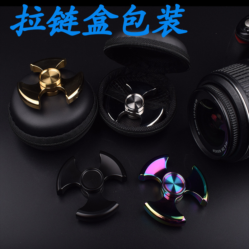 Stainless Steel Pure Steel Fingertip Gyro Three-Leaf Maya Children's Toy Adult Hand Spinner One-Piece Delivery Stainless Steel Pure Steel Fingertip Gyro Three-Leaf Maya Children's Toy Adult Hand Spinner One-Piece Delivery