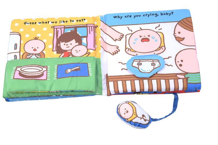 2021 Children's Early Education Baby Toys Cloth Book Enlightenment Baby Toys Bath Toys Children's Book