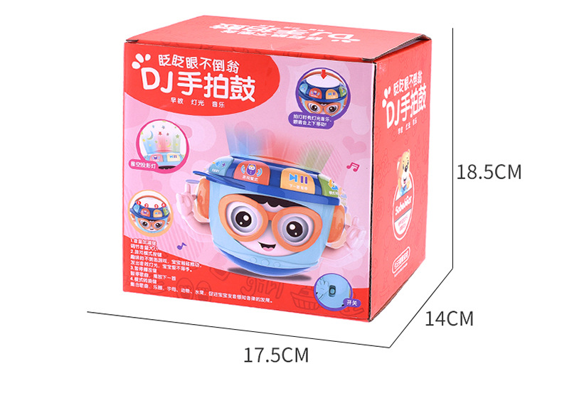 Baby toys wholesale 0-3 years old music early education story multi - function hand drum tumblehead Baby toys Baby toys wholesale 0-3 years old music early education story multi - function hand drum tumblehead Baby toys