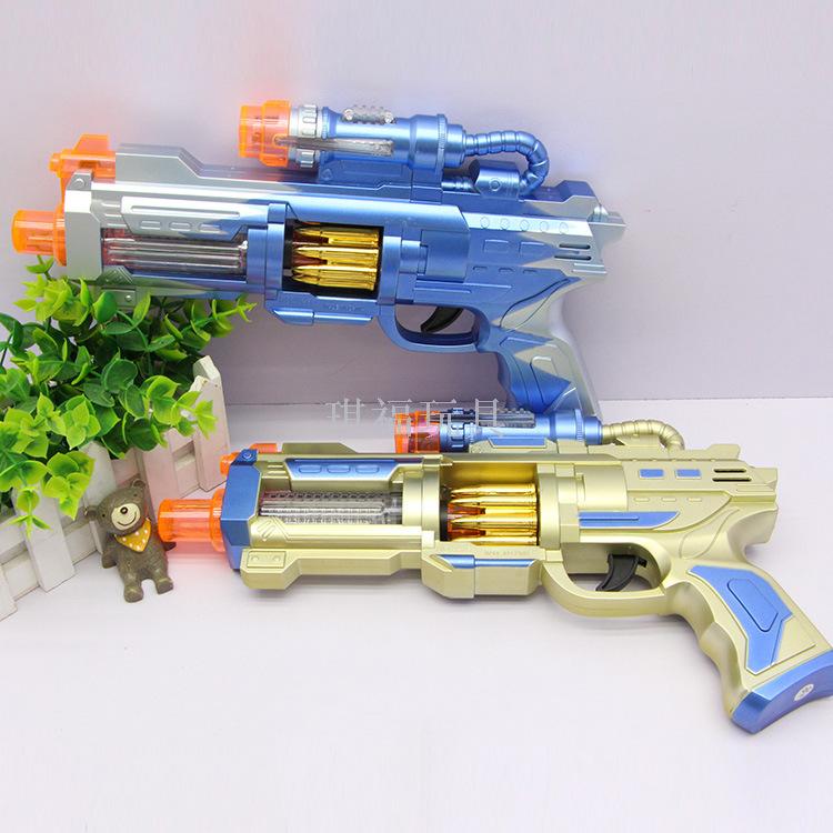 Children's toy gun electric sound and light rotating vibration charge plastic toy gun baby toys Children's toy gun electric sound and light rotating vibration charge plastic toy gun baby toys