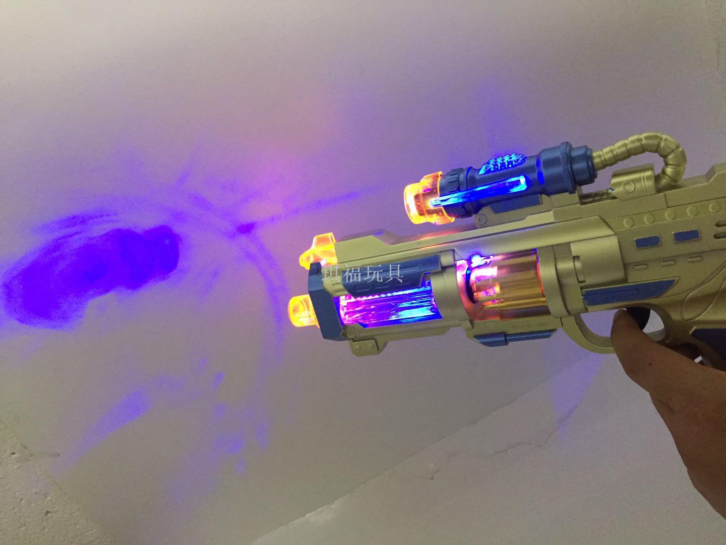 Children's toy gun electric sound and light rotating vibration charge plastic toy gun baby toys Children's toy gun electric sound and light rotating vibration charge plastic toy gun baby toys
