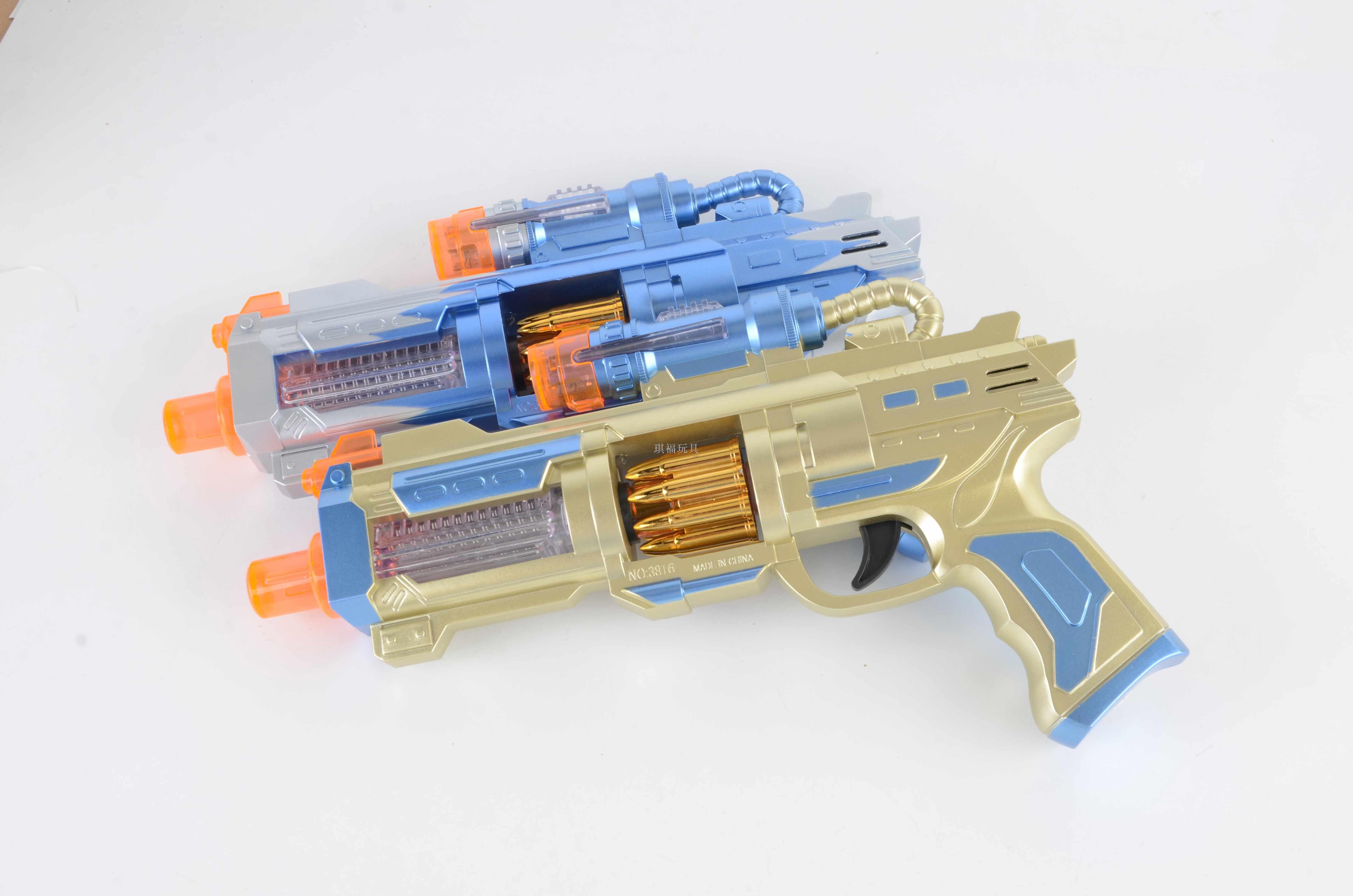 Children's toy gun electric sound and light rotating vibration charge plastic toy gun baby toys Children's toy gun electric sound and light rotating vibration charge plastic toy gun baby toys