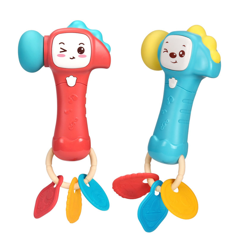 Baby Toys 0-1 Years Old Rattle Baby Toys Can Be Teether Rattle Grip Training Baton