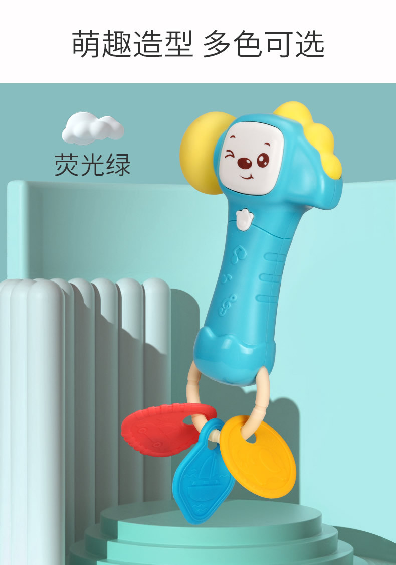 Baby Toys 0-1 Years Old Rattle Baby Toys Can Be Teether Rattle Grip Training Baton