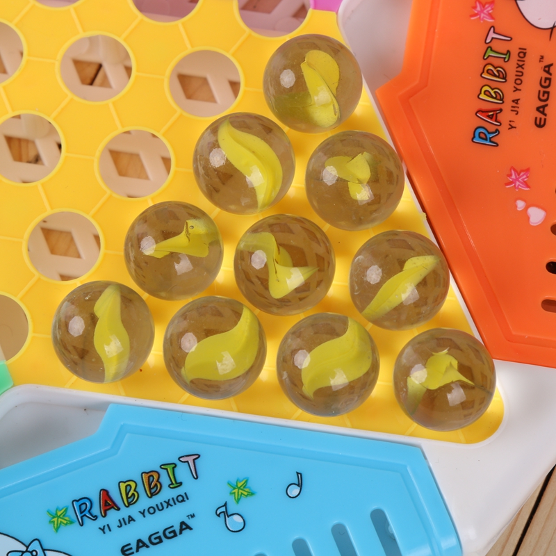 Children&#039;s Educational Toys Chess Board Game Marbles Checkers Glass Ball