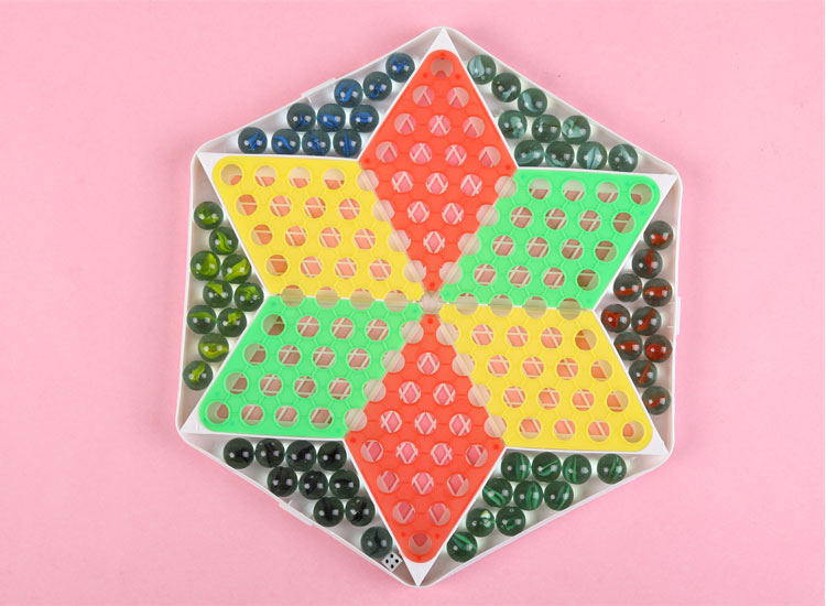 Jump Checkers Children Parent-Child Large Adult Plastic 80 S Checkers Glass Ball Hoodle Marbles Checkers
