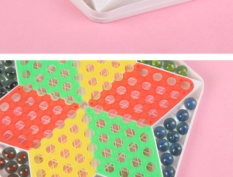 Jump Checkers Children Parent-Child Large Adult Plastic 80 S Checkers Glass Ball Hoodle Marbles Checkers