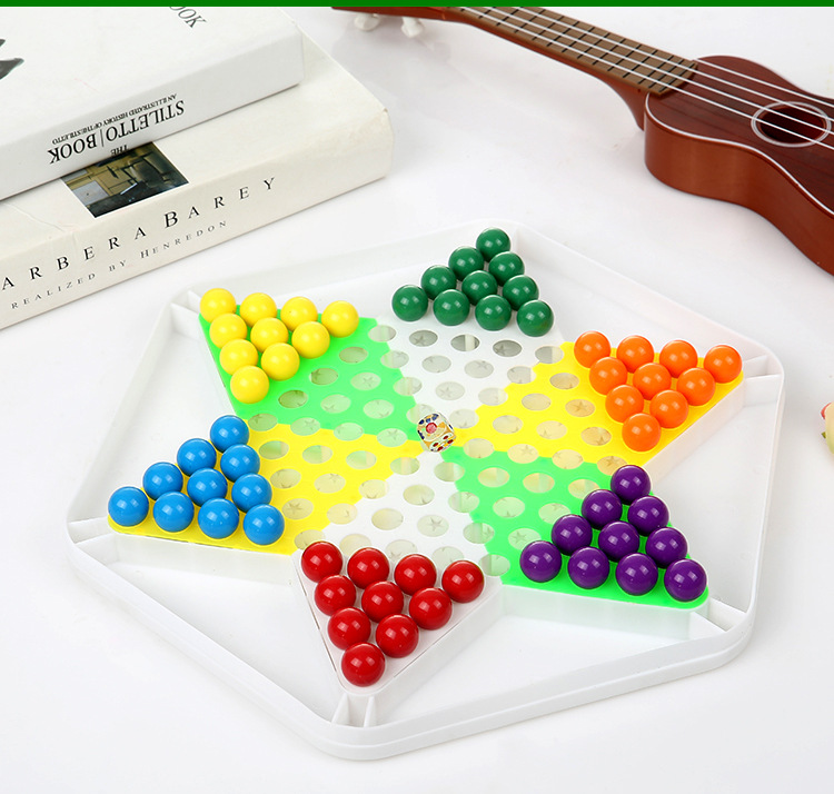 Large Size Micro Glass Bead Chinese Checkers Adult Casual Game Marbles Checkers Large Size Micro Glass Bead Chinese Checkers Adult Casual Game Marbles Checkers