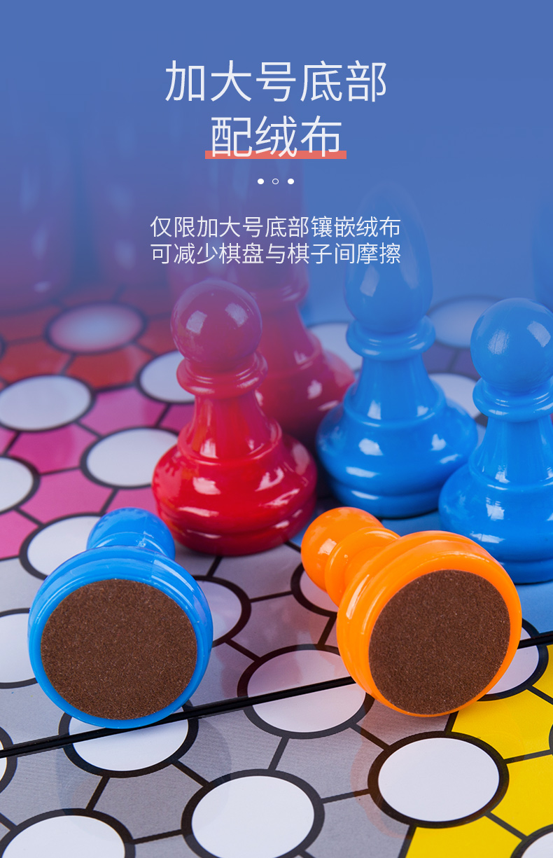 Marbles Checkers  Adult and Children Parent-Child Puzzle Game Magnet Toy Checkers Checkers Non-Marbles Folding Portable