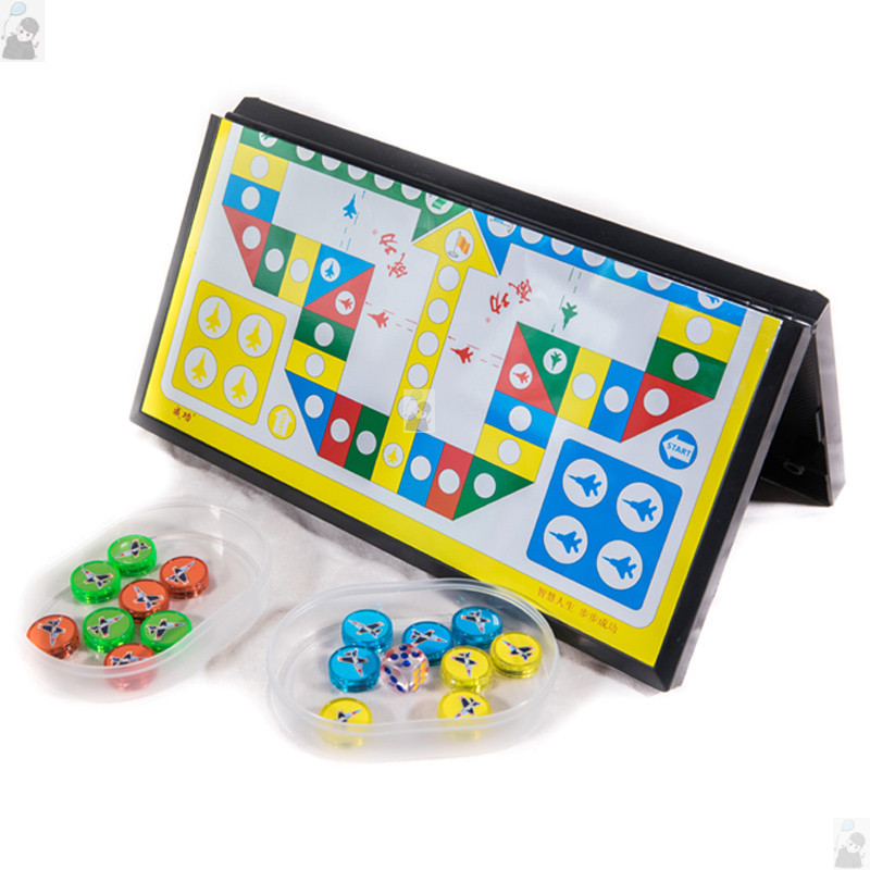 Magnetic Folding Game Chess Portable Primary School Student Parent-Child Toys Magnetite Sexy Version Marbles Checkers