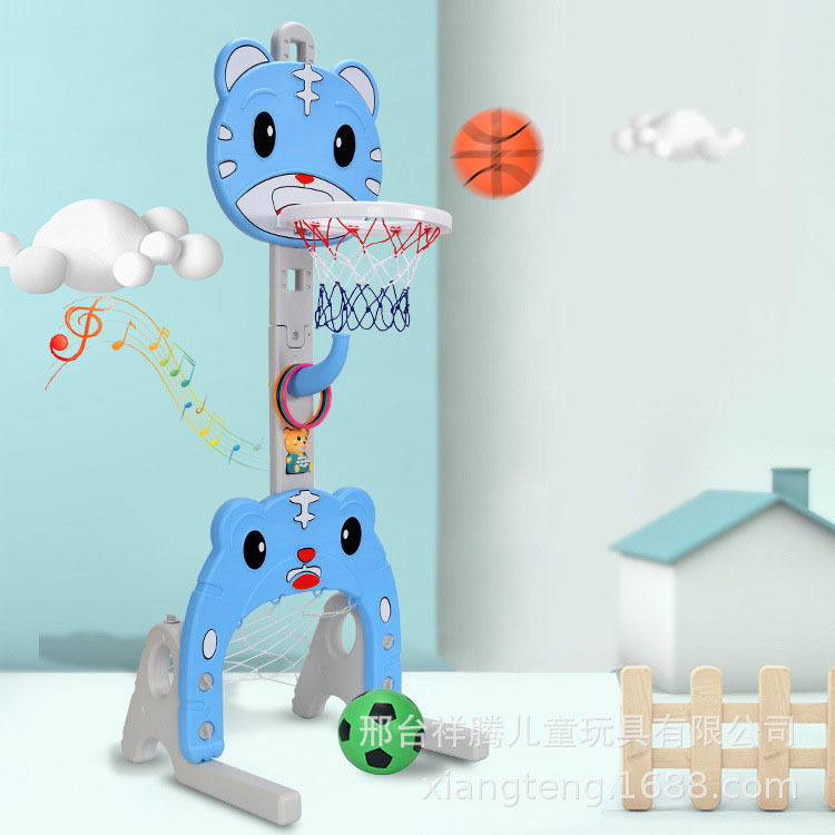 Children&#039;s Basketball Stand Football Rack Basketball Hoop Baby Ring Throwing Toy One Piece Dropshipping Novelty Toys Fitness Equipment