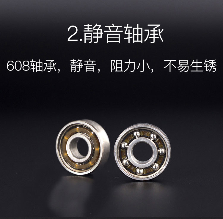Led Fidget Spinner Hand Spinner Electroplating Light-Emitting Gyro Fidget Spinner Rotatable Novelty Toys