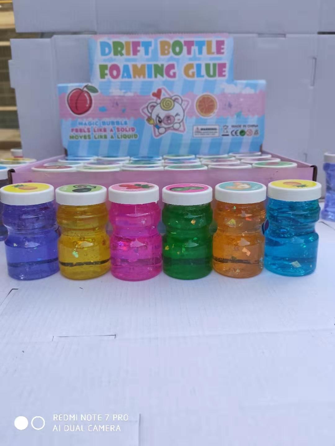 Novelty Toys Stall Children&#039;s Toys Leisure Toys Colored Clay Crystal Mud Plasticene Slim Foaming Glue Reduction