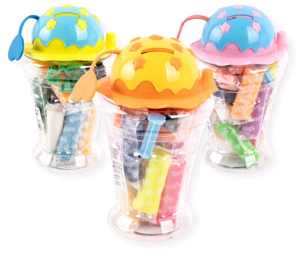 Novelty Toys Children&#039;s Leisure Toys Colored Clay Crystal Mud Ice Cream Plasticene Slime Foaming Glue Decompression