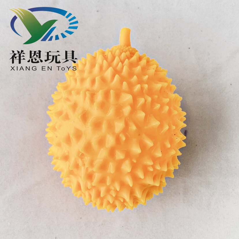 Tik Tok Creative Emulational Fruit Soft Glue Durian Squeezing Toy Flour Vent Ball Decompression Decompression Novelty Toys