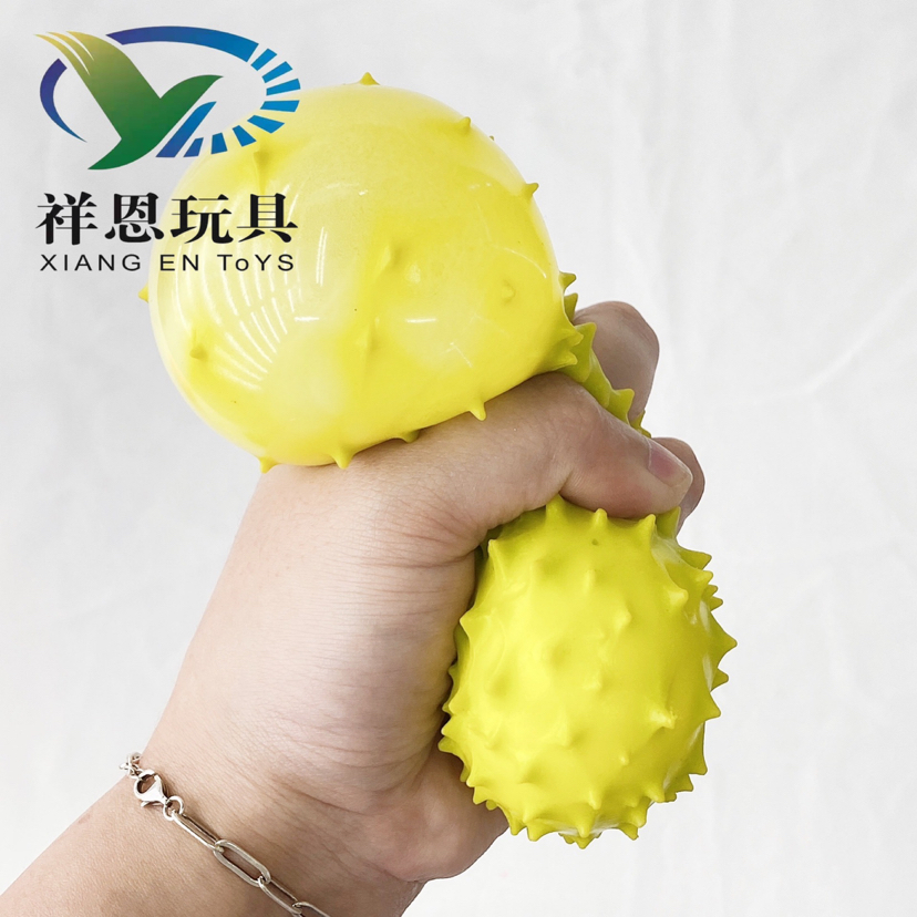 Tik Tok Creative Emulational Fruit Soft Glue Durian Squeezing Toy Flour Vent Ball Decompression Decompression Novelty Toys Tik Tok Creative Emulational Fruit Soft Glue Durian Squeezing Toy Flour Vent Ball Decompression Decompression Novelty Toys