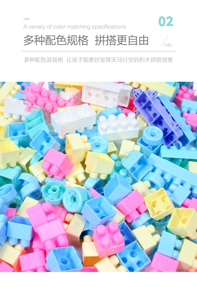 Children's Multi-Functional Building Blocks City Baby Large Particle Assembled Toys Educational Girl Boy Novelty Toys Children's Multi-Functional Building Blocks City Baby Large Particle Assembled Toys Educational Girl Boy Novelty Toys