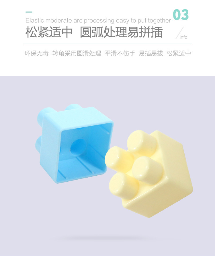 Children's Multi-Functional Building Blocks City Baby Large Particle Assembled Toys Educational Girl Boy Novelty Toys Children's Multi-Functional Building Blocks City Baby Large Particle Assembled Toys Educational Girl Boy Novelty Toys